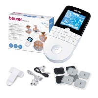 Electroestimulador digital Beurer EM-49 (TENS y EMS): Ideal para el alivio del dolor, el fortalecimiento muscular y la relajación mediante masaje Electroestimulador digital Beurer EM-49 (TENS y EMS): Ideal para el alivio del dolor, el fortalecimiento muscular y la relajación mediante masaje